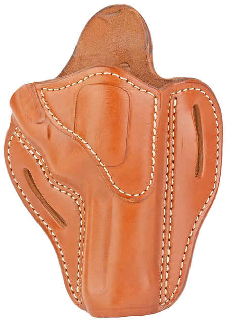 1791 Gunleather RVH2CBRR RVH2 OWB Size 02 Classic Brown Leather Belt Slide Fits Ruger GP100/S&W K Frame Right Hand