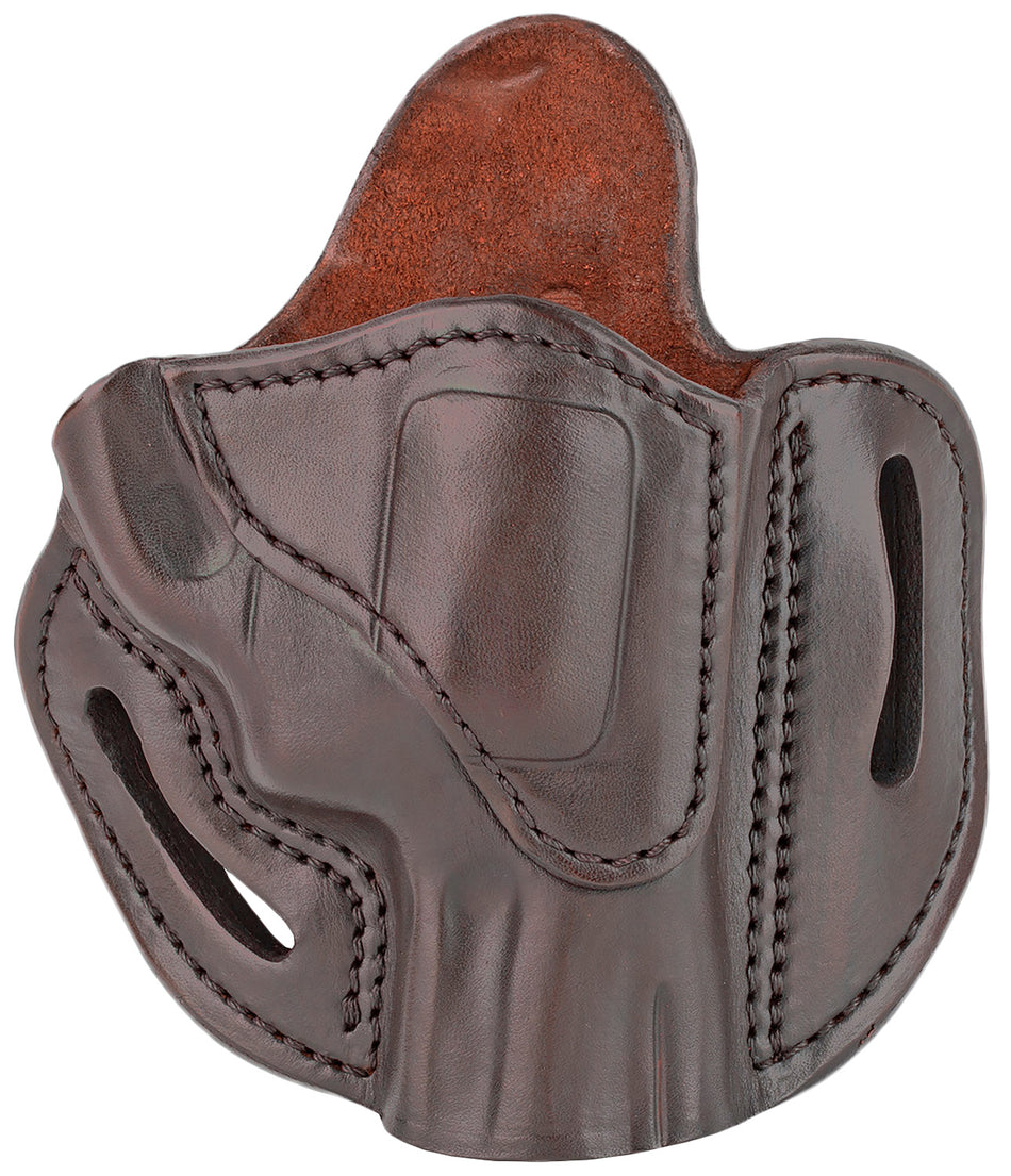 1791 Gunleather RVH2SSBRR RVH2S OWB Size 02S Signature Brown Leather Belt Slide Fits S&W K Frame Right Hand