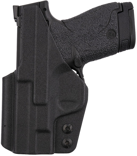 1791 Gunleather TACIWBSHIELDBLKR Tactical Kydex IWB Black Kydex Belt Clip Fits S&W Shield