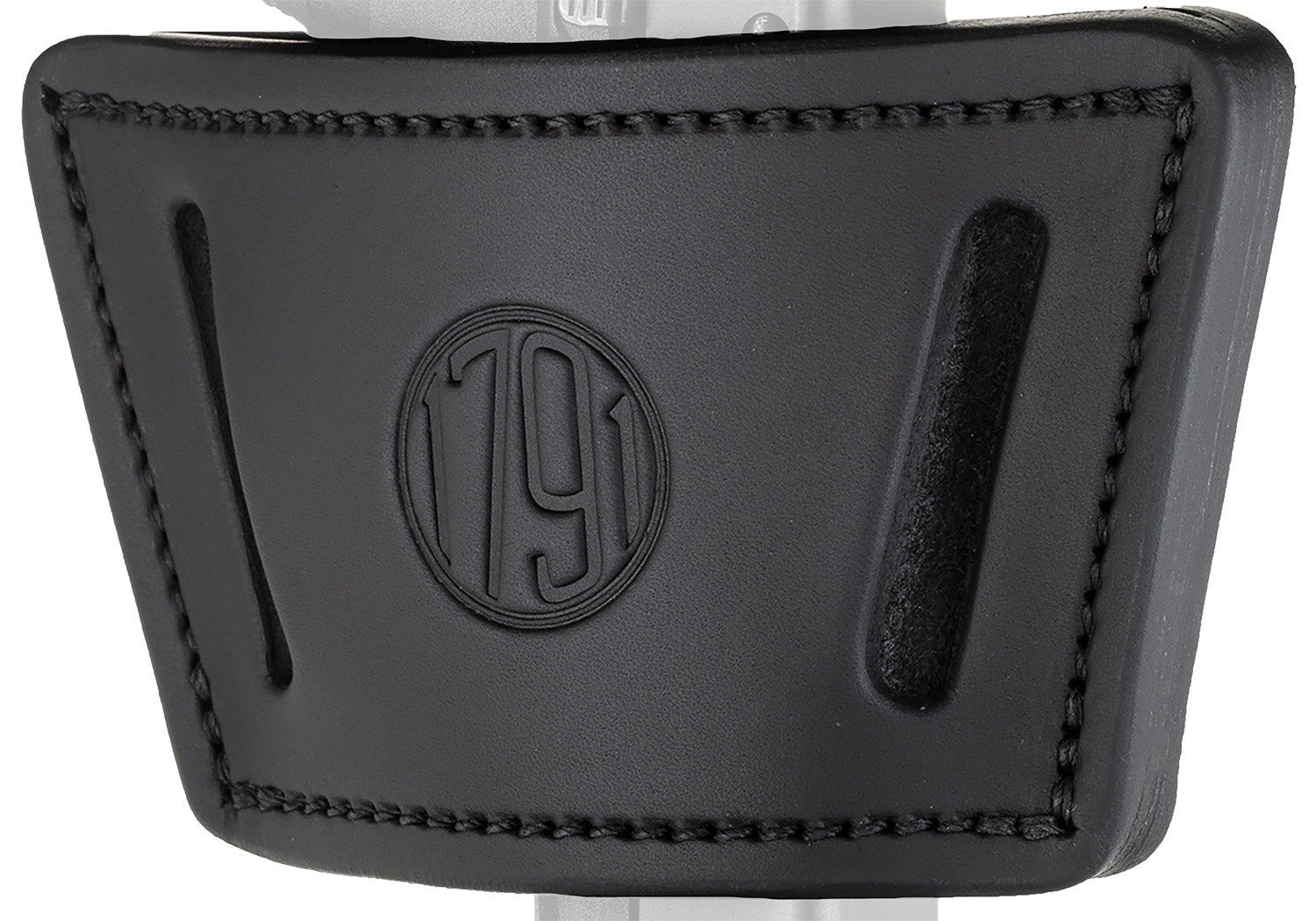 1791 Gunleather UIWXSBLA UIW Max IWB/OWB Black Leather Belt Clip Fits Most Mid-Large Frame Autos with Rail, Laser & Light Ambidextrous