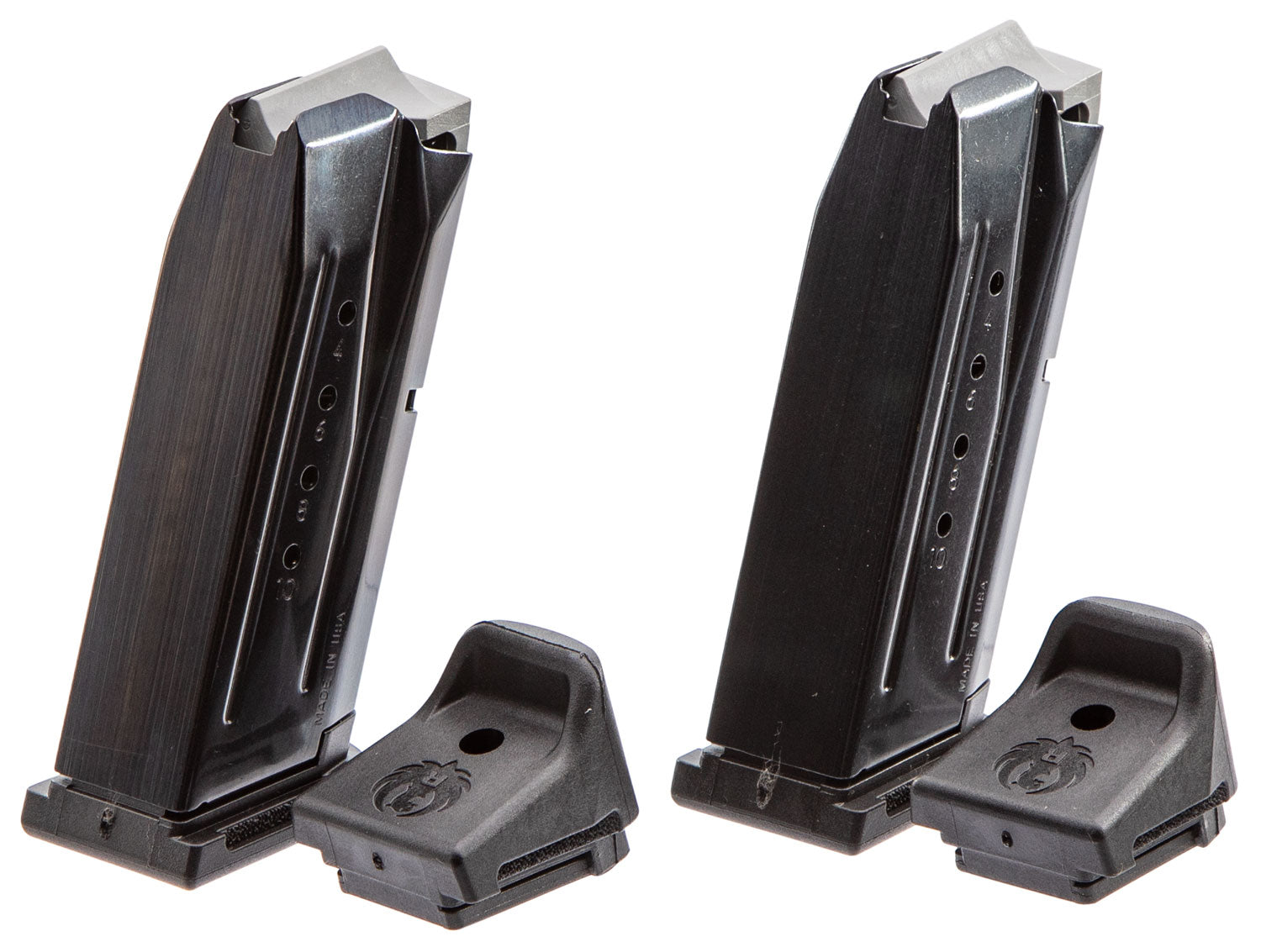 Ruger 90686 Security-9 Value Pack 10rd 9mm Luger Black Oxide Steel 2 Per Pack