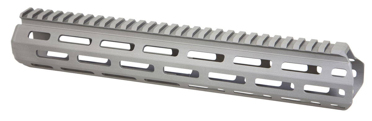 Q LLC 12HBMLOKHG Handguard M-LOK Aluminum Gray Q LLC Honey Badger 12"