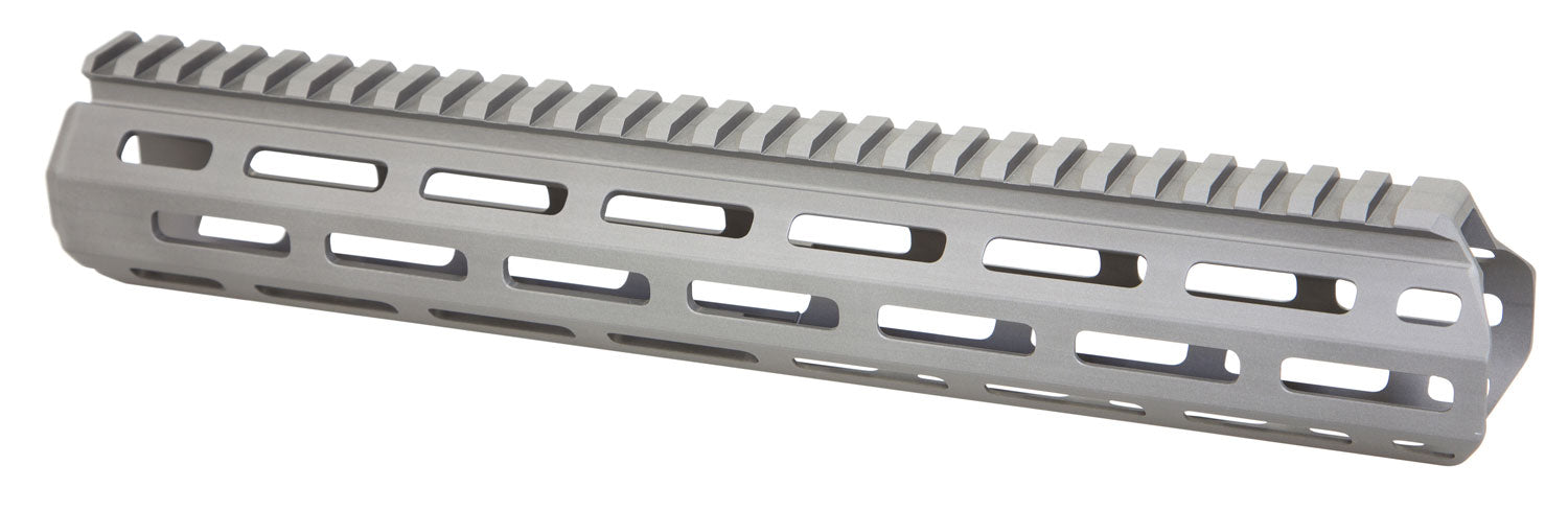 Q LLC 12HBMLOKHG Handguard M-LOK Aluminum Gray Q LLC Honey Badger 12"