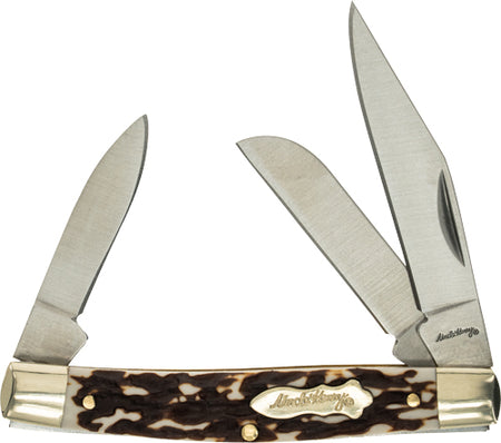 UNCLE HENRY KNIFE NEXT GEN STAGLON RANCHER 3-BLADE