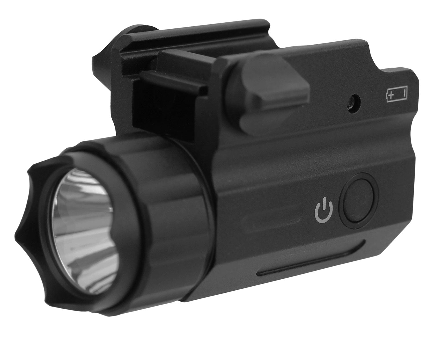 TacFire FLP360F 360 Lumen Pistol Flashlight (Full-Sized) Black White CREE LED