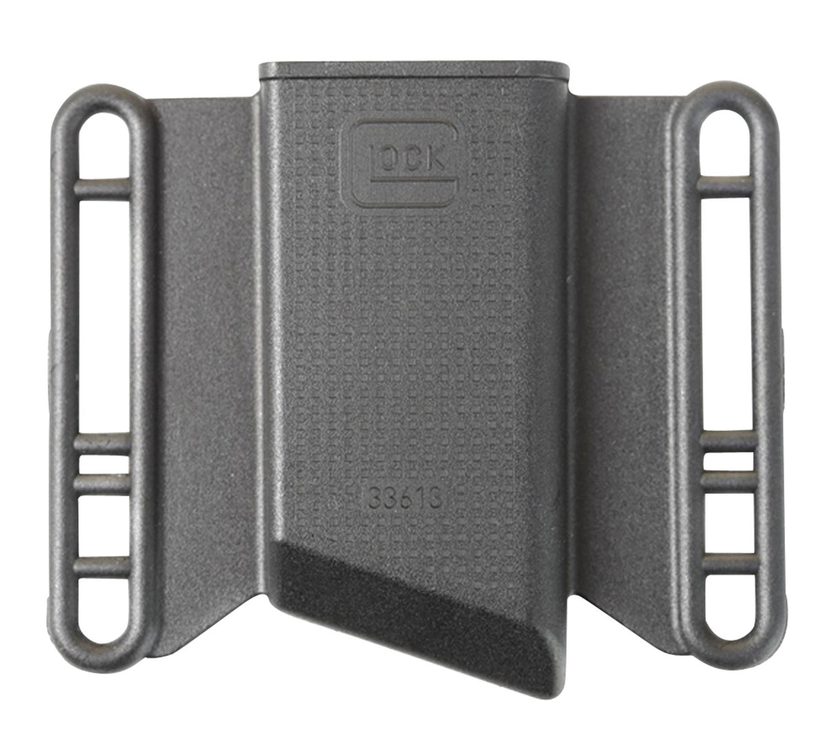 Glock MP033613 Mag Pouch OWB Black Polymer, Belt Slide Mount Up To 2.25" Wide, Fits Glock 43 Magazines Only