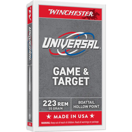 Winchester .223 Remington UNIVERSAL 55gr FMJ Ammo