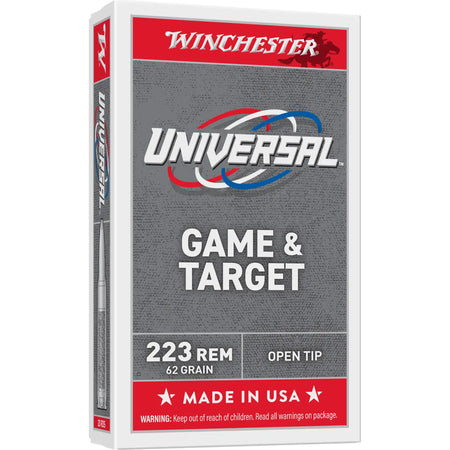Winchester .223 Remington UNIVERSAL 62gr FMJ Ammo
