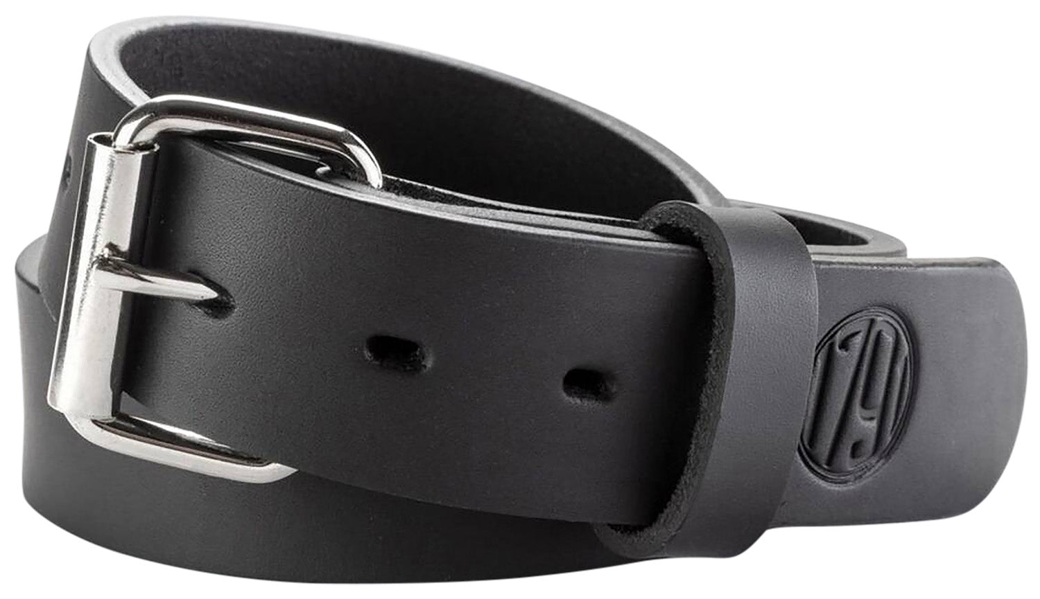 1791 Gunleather BLT013438SBLA 01 Gun Belt Stealth Black Leather 34/38 1.50" Wide Buckle Closure