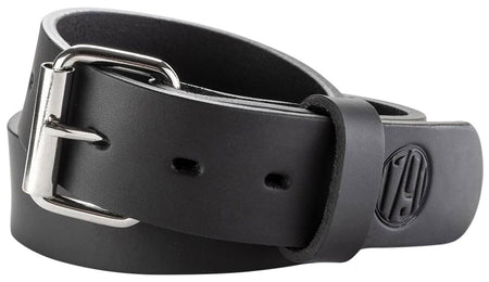1791 Gunleather BLT013438SBLA 01 Gun Belt Stealth Black Leather 34/38 1.50" Wide Buckle Closure
