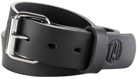 1791 Gunleather BLT013640SBLA 01 Gun Belt Stealth Black Leather 36/40 1.50" Wide Buckle Closure