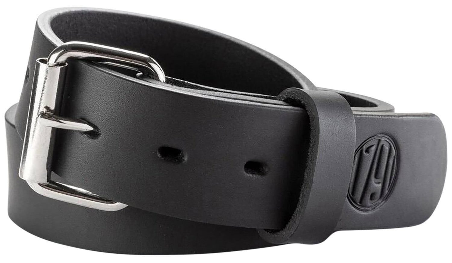 1791 Gunleather BLT013842SBLA 01 Gun Belt Stealth Black Leather 38/42 1.50" Wide Buckle Closure