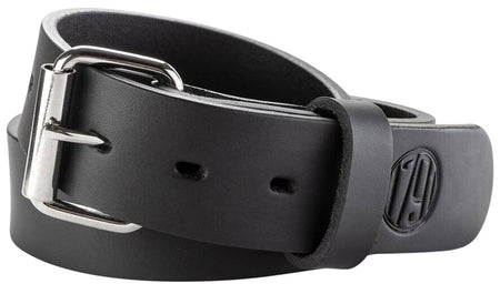 1791 Gunleather BLT014246SBLA 01 Gun Belt Stealth Black Leather 42/46 1.50" Wide Buckle Closure