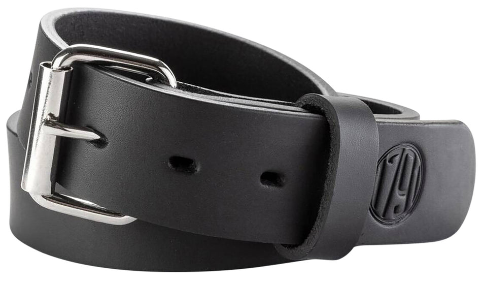 1791 Gunleather BLT014246SBLA 01 Gun Belt Stealth Black Leather 42/46 1.50" Wide Buckle Closure