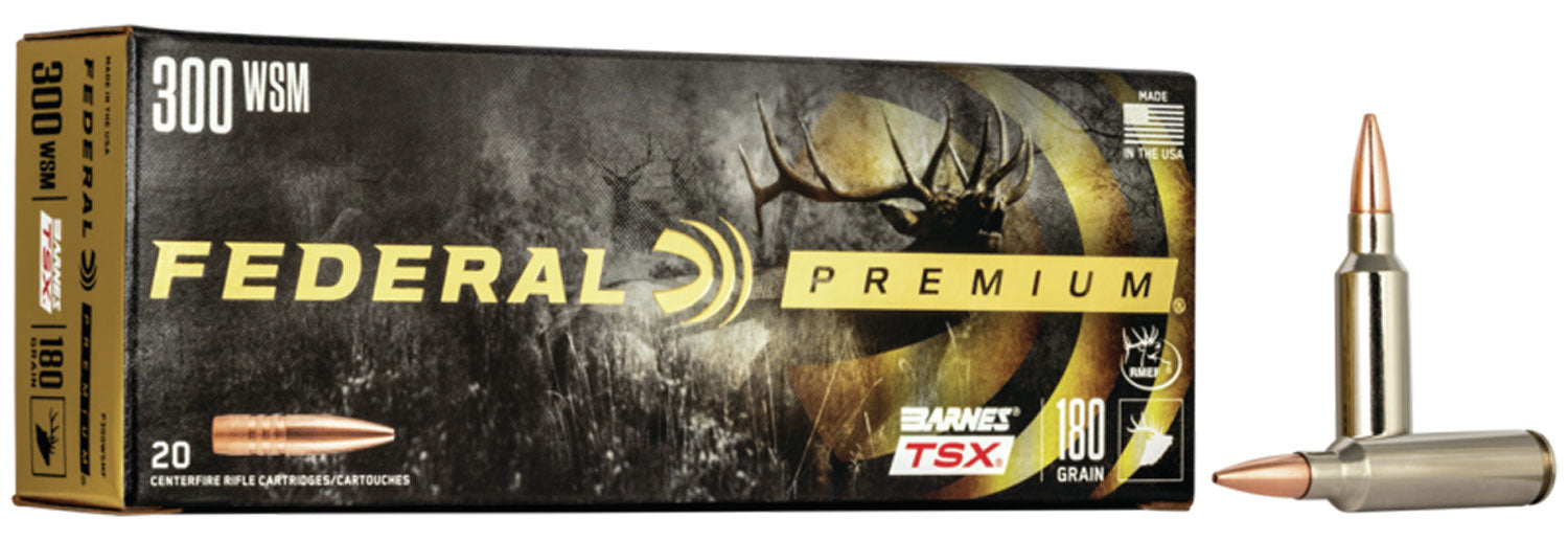 Federal .300 WSM Premium 180gr CSHP Ammo