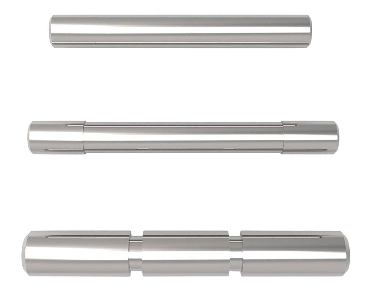 Cross Armory CRGPSSV 3 Pin Set Compatible w/ Glock Gen1-3 Silver Steel