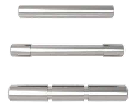 Cross Armory CRGPSSV 3 Pin Set Compatible w/ Glock Gen1-3 Silver Steel