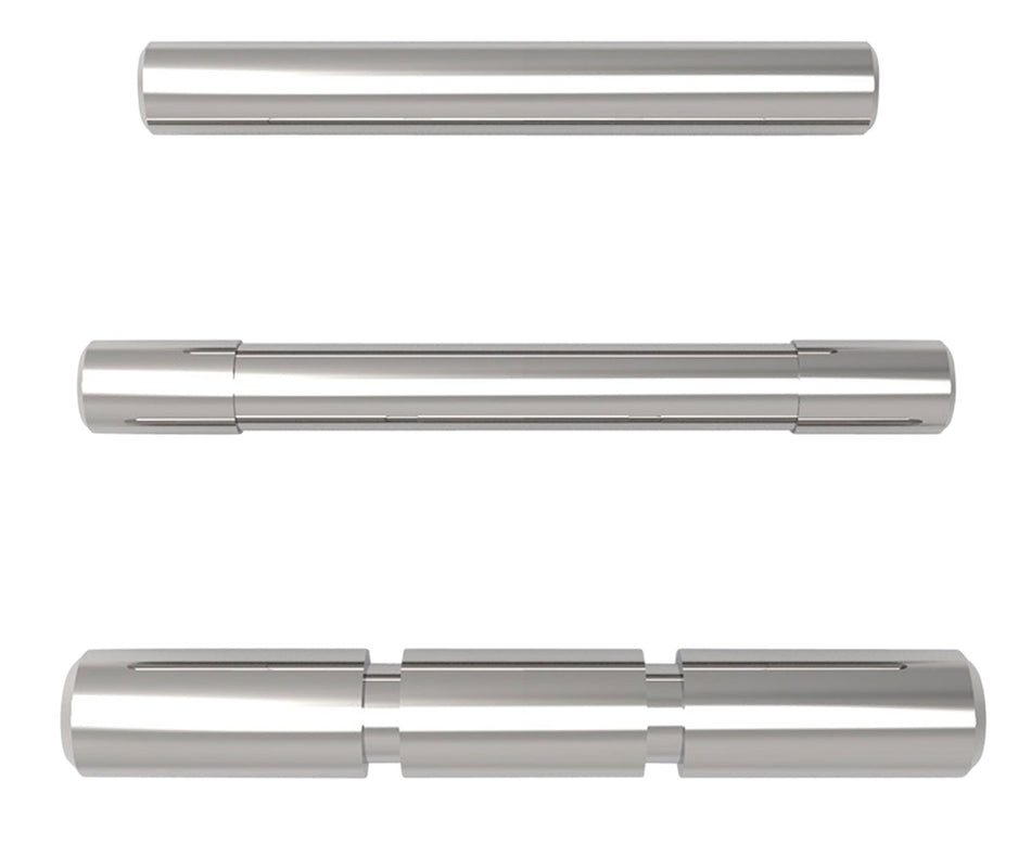 Cross Armory CRGPSSV 3 Pin Set Compatible w/ Glock Gen1-3 Silver Steel