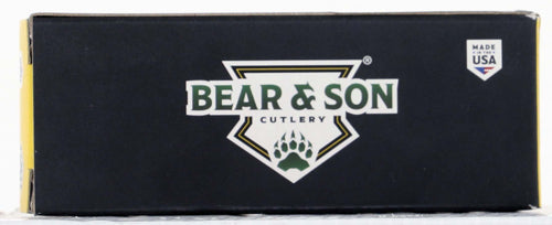 BEAR & SON BUTTERFLY KNIFE 3.58" GALAXY/SS CLIP POINT