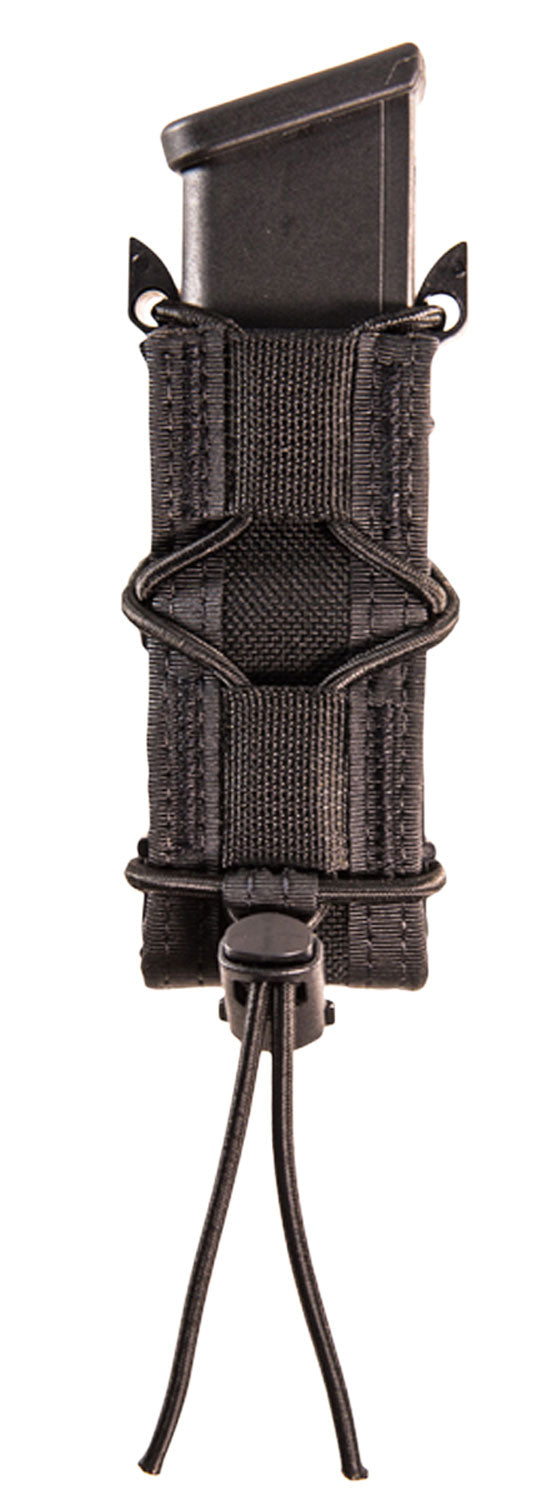High Speed Gear 13PT10BK TACO Mag Pouch Single Black Nylon Belt Compatible w/ Pistol
