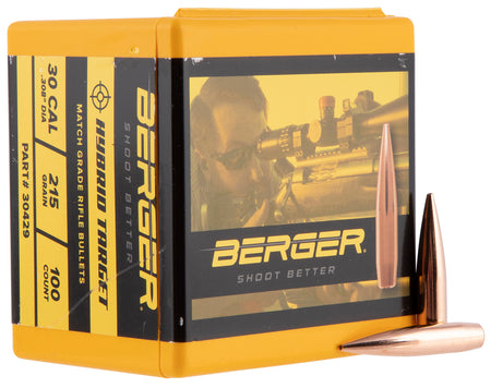 Berger Bullets 30429 Hybrid Target 30Cal 215gr 100/Box