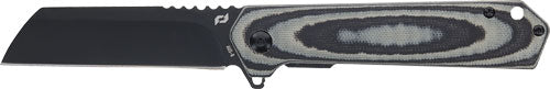 SCHRADE KNIFE LATERAL FOLDER 3.25" AUS-10 BLACK/GREY LAM