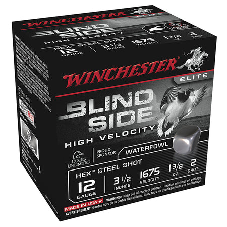 Winchester BLIND SIDE High Velocity Hunting 12 Gauge 3.5 in 1-3/8 oz #2