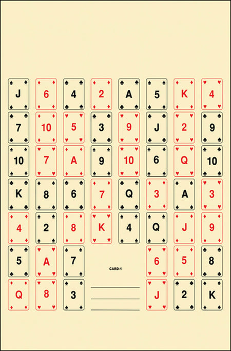 Action Target CARD1100 Entertainment 52 Playing Cards Paper 22.50" x 24" Multi-Color 100 Per Box