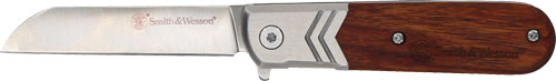 S&W KNIFE ROSEWOOD EXECUTIVE BARLOW 2.75" FOLDING BLADE