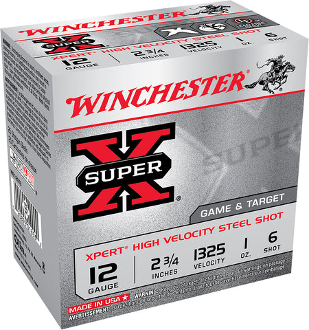 Winchester Xpert Game & Target HIgh Velocity California Certified Nonlead Ammunition 12 Gauge 2.75 in 1 oz #6