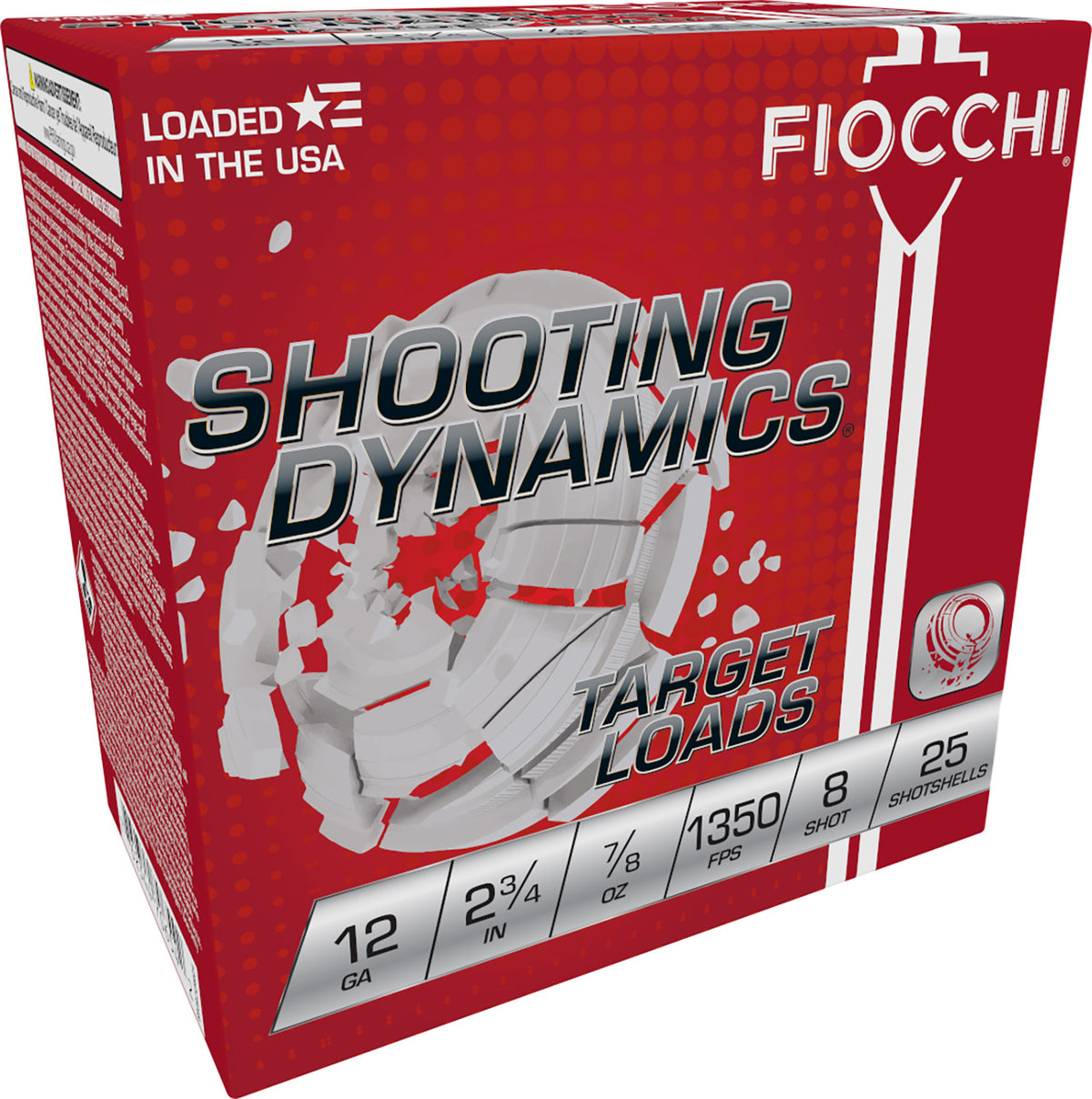 Fiocchi Shooting Dynamics 12 Gauge 2.75'' 7/8 oz #8 Shot