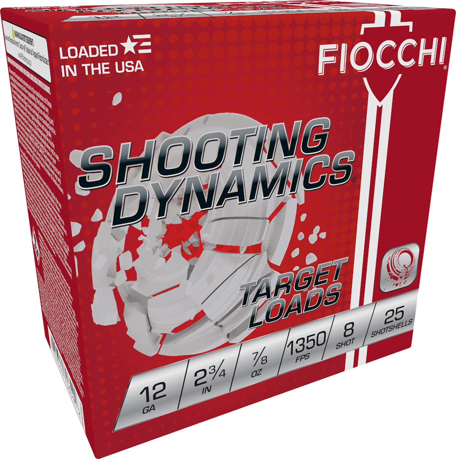 Fiocchi Shooting Dynamics 12 Gauge 2.75'' 7/8 oz #8 Shot