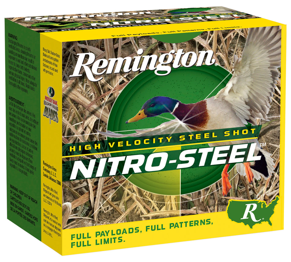 Remington Nitro Steel 12 Gauge 2.75'' 1 1/4 oz #2 Shot