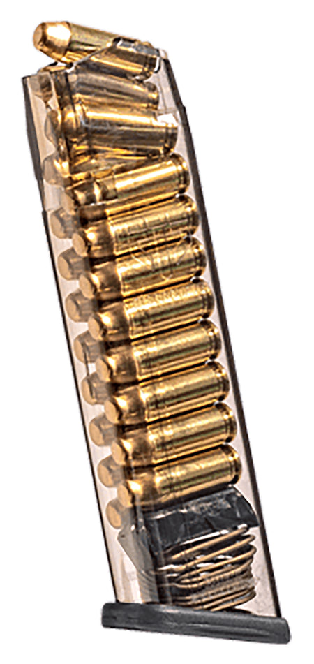 ETS Group GLK2020 Pistol Mags 20rd Extended 10mm Auto Compatible w/Glock 20/29/40 Clear Polymer