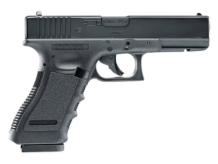 Umarex 2255208 Glock 17 Gen3 CO2 177 BB 18+1 4.48" Black Polymer Grips