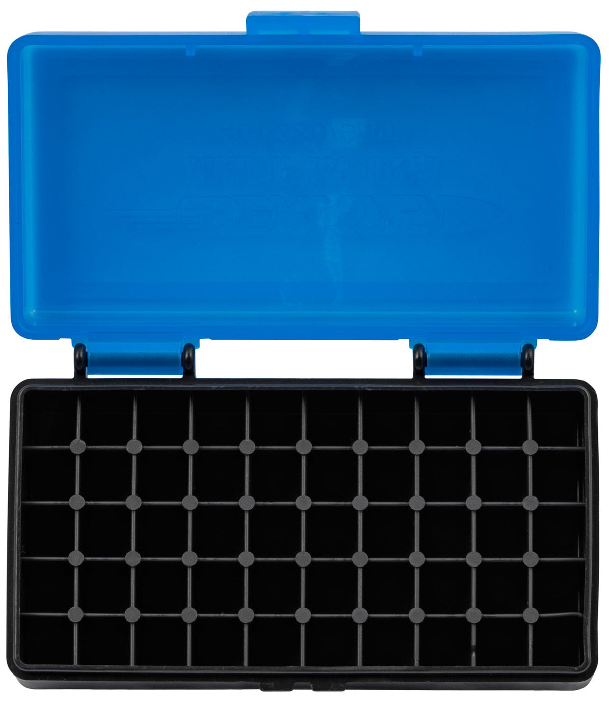 Berry's 53852 Ammo Box 9mm/380ACP Blue/Black Polypropylene 50rd
