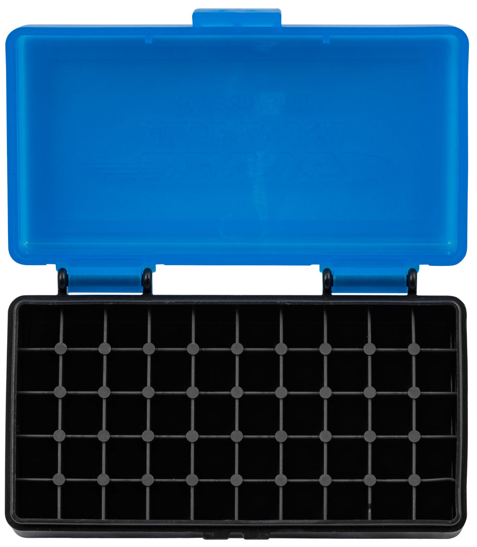 Berry's 53852 Ammo Box 9mm/380ACP Blue/Black Polypropylene 50rd