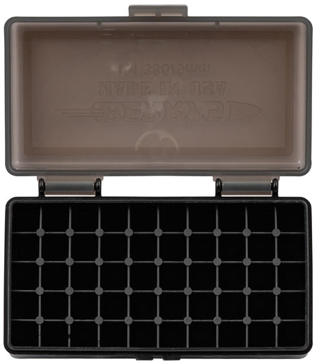 Berry's 19642 Ammo Box 9mm/380ACP Smoke/Black Polypropylene 50rd