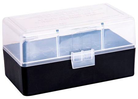 Berry's 79462 Ammo Box 223Rem/5.56NATO Clear/Black Polypropylene 50rd