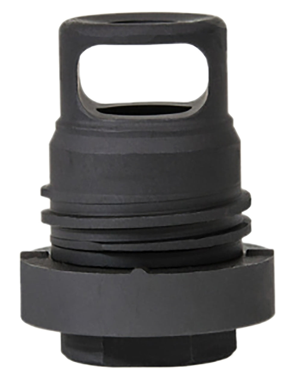 Yankee Hill 3102-1MB-24A Mini Phantom Q.D. Muzzle Brake Black Melonite Steel with 5/8"-24 tpi Threads & 1.60" OAL for 30 Cal AR-Platform