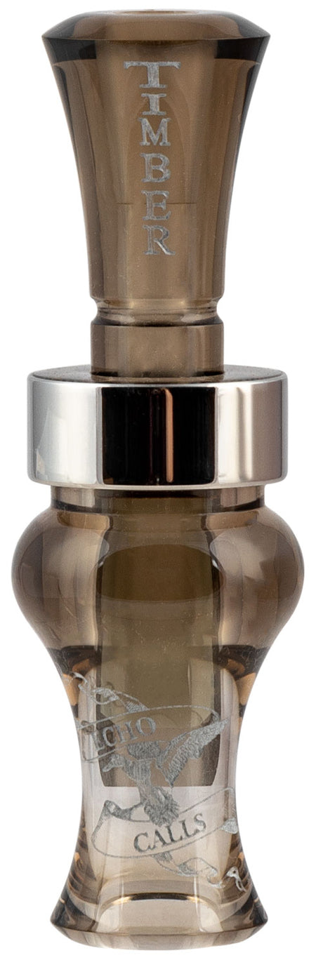 Echo Calls 77730 Timber Single Reed Mallard Hen Sounds Attracts Ducks Smoke Gray Acrylic