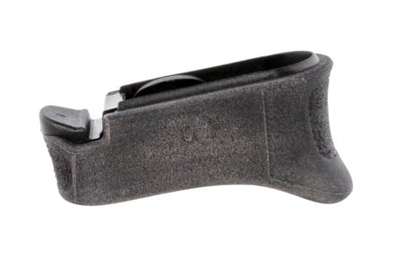 Pearce Grip PGXDS+ Magazine Extension made of Polymer with Texture Black Finish & 7/8" Gripping Surface for Springfield XD-S, XD-E & XD-S Mod.2 with Single Stack Mags (Adds 1rd 9mm Luger & 40 S&W)