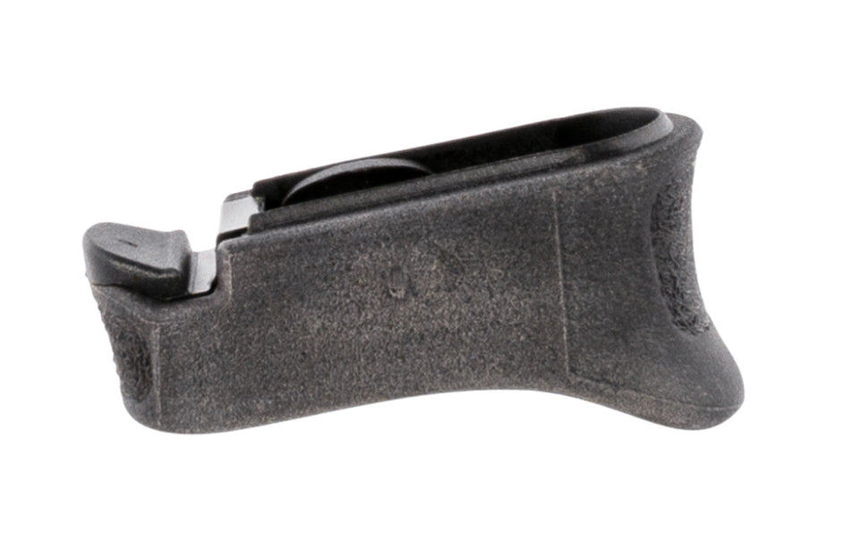 Pearce Grip PGXDS+ Magazine Extension made of Polymer with Texture Black Finish & 7/8" Gripping Surface for Springfield XD-S, XD-E & XD-S Mod.2 with Single Stack Mags (Adds 1rd 9mm Luger & 40 S&W)