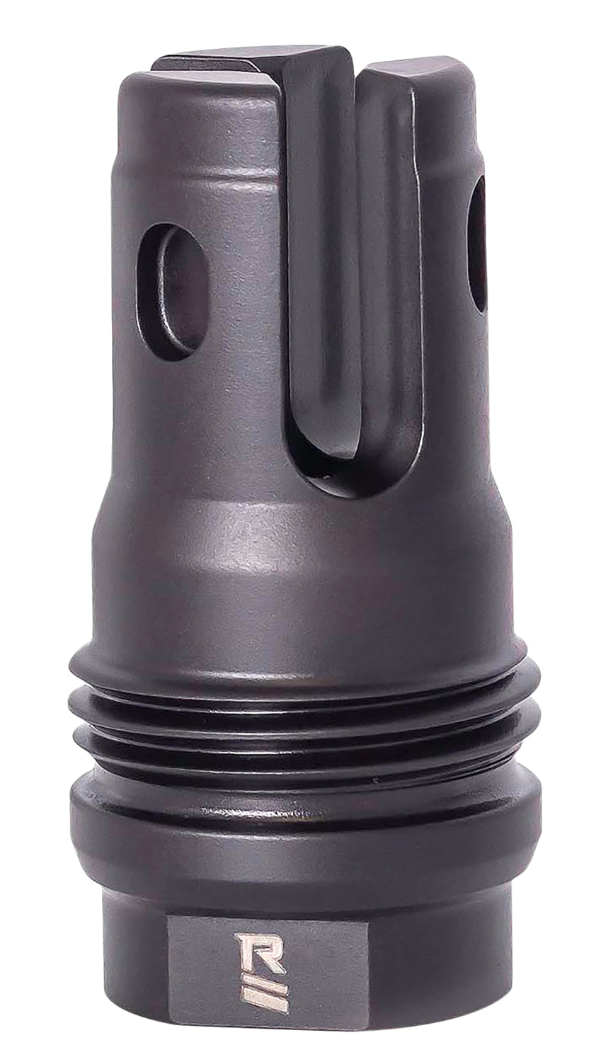 Rugged Suppressor FH008 R3 Flash Mitigation Black with M15x1 Threads & 2.13" OAL for 7.62mm Radiant762, Surge762, Razor762 & Micro30 Suppressors