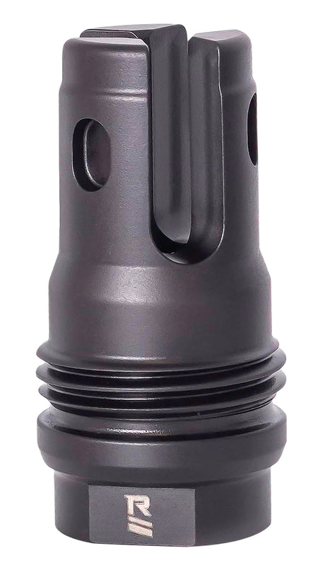Rugged Suppressor FH008 R3 Flash Mitigation Black with M15x1 Threads & 2.13" OAL for 7.62mm Radiant762, Surge762, Razor762 & Micro30 Suppressors