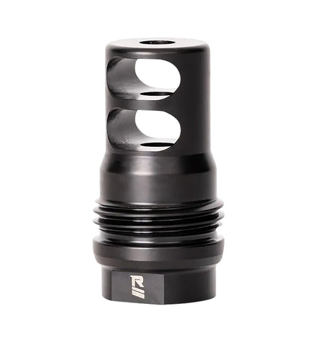 Rugged Suppressor MB010 2 Port Brake Black for 1/2"-28 tpi Threads & 2.16" OAL for 5.56x45mm NATO Radiant762, Surge762, Razor762 & Micro30 Suppressors