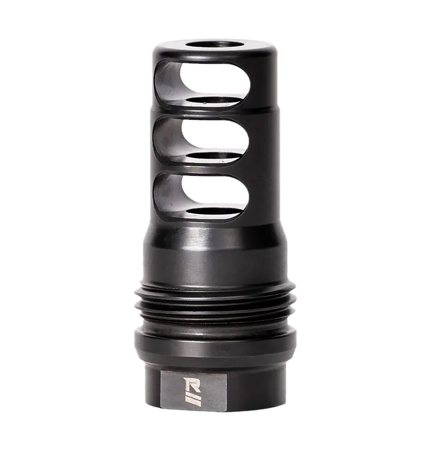 Rugged Suppressor MB011 3 Port Brake Black with 1/2"-28 tpi Threads & 2.16" OAL for 5.56x45mm NATO Radiant762, Surge762, Razor762 & Micro30 Suppressors