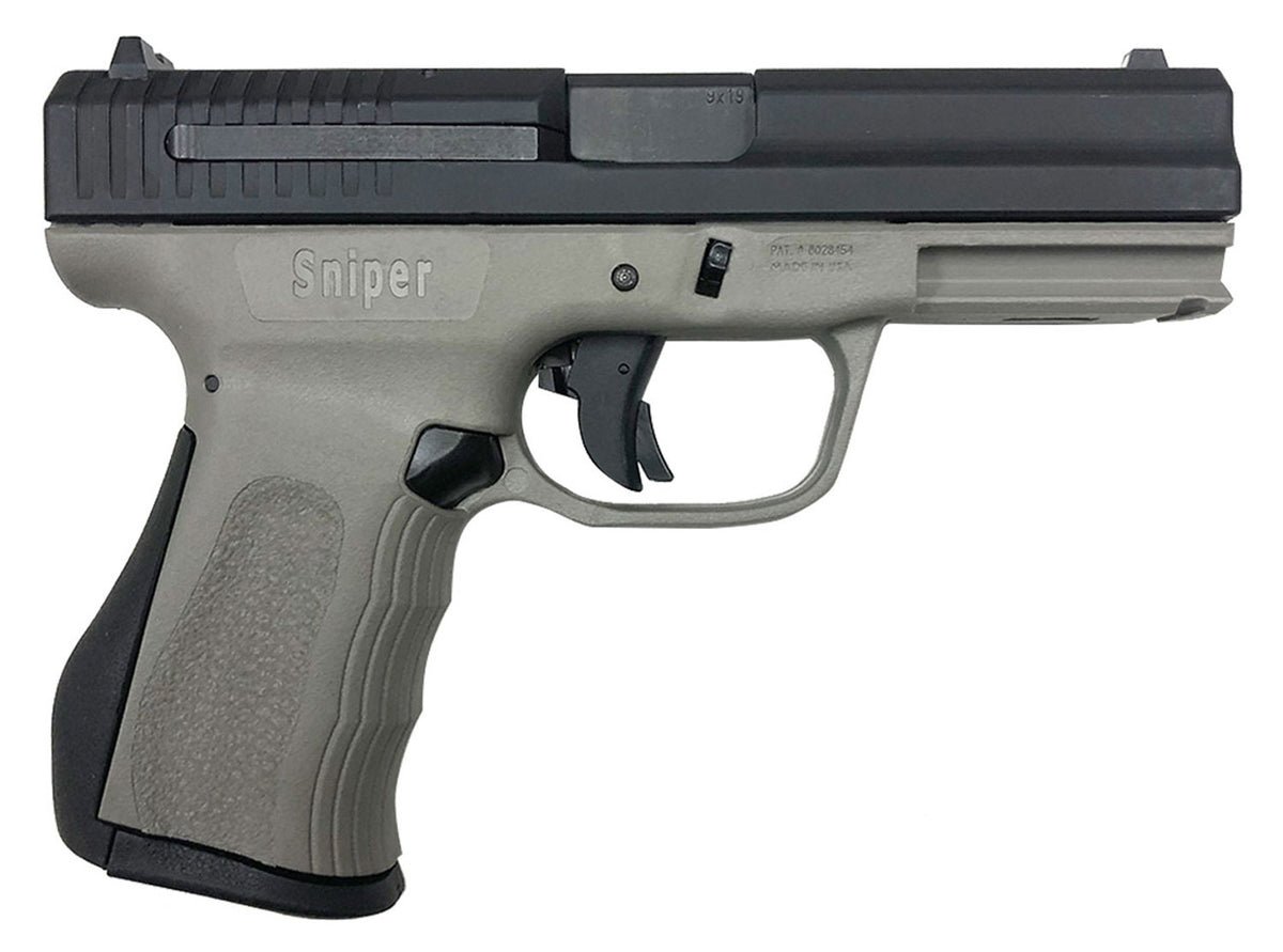 FMK G9C1G2PSS 9C1 G2 9mm Luger 14+1 4" Black Stainless Steel Barrel, Black Serrated Carbon Steel Slide, Dark Gray Polymer Frame w/Picatinny Rail, Black Backstrap Grip