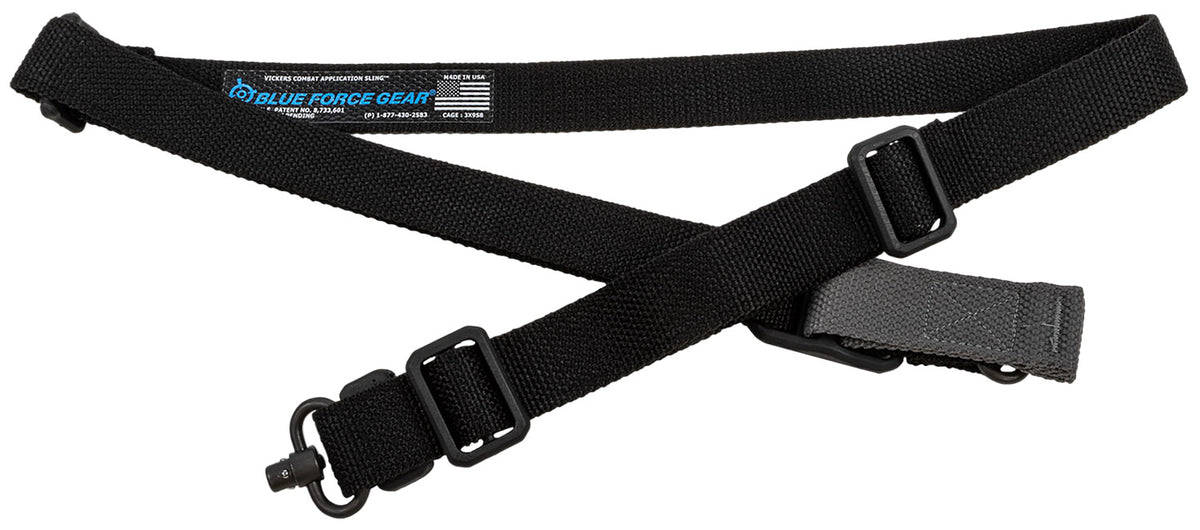 Blue Force Gear VCAS2TO1PB125AABK Vickers 221 Black Cordura One-Two Point AR Platform