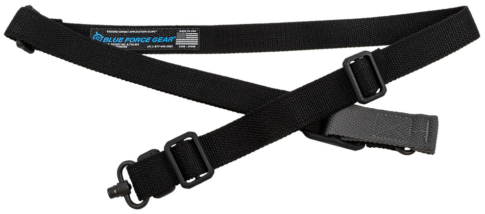 Blue Force Gear VCAS2TO1PB125AABK Vickers 221 Black Cordura One-Two Point AR Platform